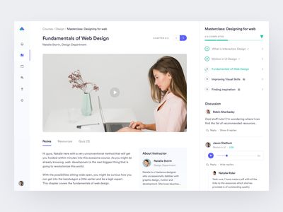 Youtube Design, Website Header Design, Learning Website Design, Ux Design Principles, Course Web, Ui Design Website, Web Ui Design, App Design Inspiration, Graduation Project