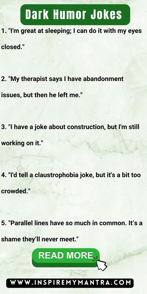 Dark Humor Jokes Humour, Humor Funny Hilarious Twisted, Hilarious Twisted Humor, He Left Me, Witty One Liners, Dark Jokes, Twisted Humor, Working On It, I Can Do It