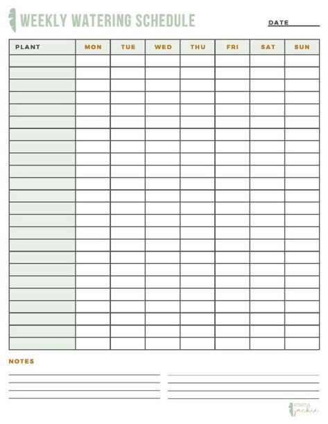 Plant Watering Schedules - Freebies | xoxojackie life + style blog Plant Maintenance Schedule, Watering Schedule For Indoor Plants, Plant Watering Schedule Printable Free, Farm Binder, Plant Schedule, Gardening Journal Printables, Garden Watering Schedule, Plant Watering Schedule, Plant Planner