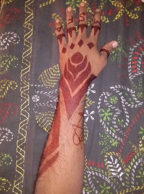 Boruto Karma Tattoo, Boruto Karma, Karma Tattoo, Hand Henna, Hand Tattoos, Henna, Tattoos