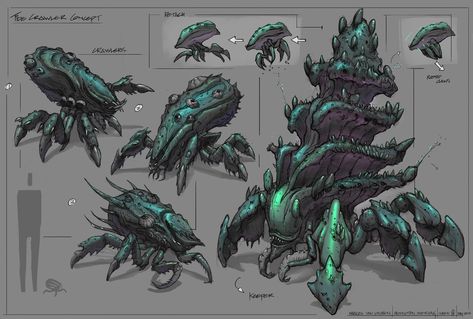 Sculk Infection, Strange Beasts, Humanoid Creatures, Alien Concept, Cool Monsters, Alien Concept Art, Monster Concept Art, Alien Creatures, Fantasy Creatures Art