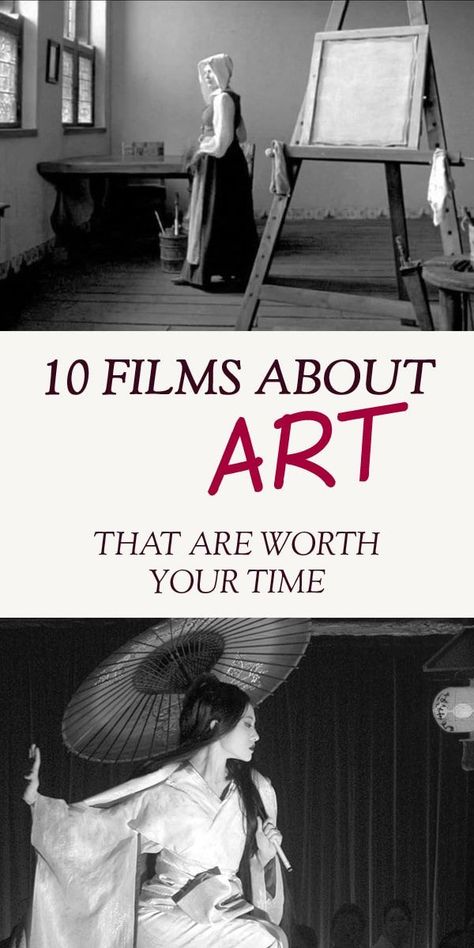 If you are going to spend time watching a movie about drawing, painting or your other art-related hobby, you're going to want to make sure it's a good one. #drawing #sketching #art #cravepainting #hobby #films Movies For Artists, Artistic Things To Do, Drawing Inspiration Sketch, Superimposed Art, Artistic Movies, Good Time Movie, Art Documentaries, Drawing Movie, Artist Documentary