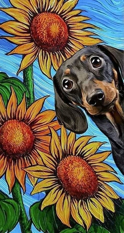 Dachshund dog - Anthony Ramiro Weenie Dog Painting, Daschund Drawing, Daschund Art, Arte Dachshund, Dachshund Drawing, Tatoo Dog, Dachshund Painting, Doxie Art, Animal Tattoo Ideas