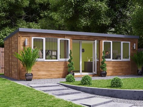 Corner Gazebo, Small Garden Office, Small Summer House, Garden Office Shed, Corner Sheds, Insulated Garden Room, Corner Log Cabins, Garden Offices, Timber Logs