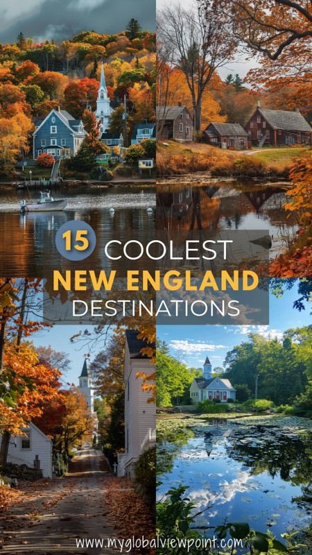 The 15 Best Places to Visit in New England (By a Local) Visiting New England, Fall New England Trip, Fall In The Northeast, Things To Do In New England In The Fall, Best Places To Visit In New England, Old New England Aesthetic, New England Things To Do, Travel New England, Things To Do In New England