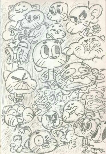 Gumball Dump by Jose-Miranda Amazing world of gumball fan art Amazing World Of Gumball Sketch, Gumball And Darwin Sketch, Gumball And Darwin Drawing, Amazing World Of Gumball Drawings, Gumball Drawing, Funky Drawing, Gumball Watterson, Amazing World Of Gumball, Graffiti Doodles