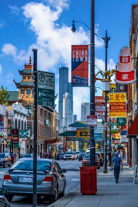 Chinatown Chicago Things To Do, China Town Chicago, Rosemary Core, Chicago Collage, Boston Chinatown, Chicago Chinatown, Chinatown Chicago, Chicago Things To Do, Urban Landscape Design