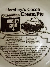 Hersey Cocoa Recipes, Choc Pie, Sawdust Pie, Vintage Desserts, National Pie Day, Custard Pies, Hershey Recipes, Chocolate Pie Recipes, Glazed Doughnuts