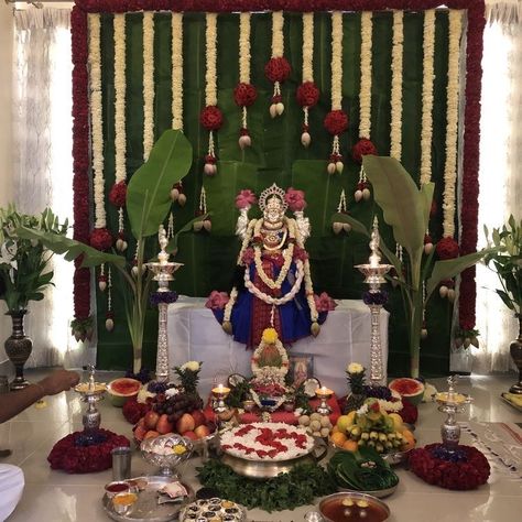 Varalaxmi Vratam Decoration, Backdrop For Varamahalakshmi, Decoration For Mahalaxmi At Home, Lakshmi Pooja Background Decoration, Vara Mahalakshmi Decoration, Varmahalaxmi Decoration At Home, Laxmi Decoration Ideas, Backdrop For Pooja At Home, Varamahalaxmi Pooja Decoration