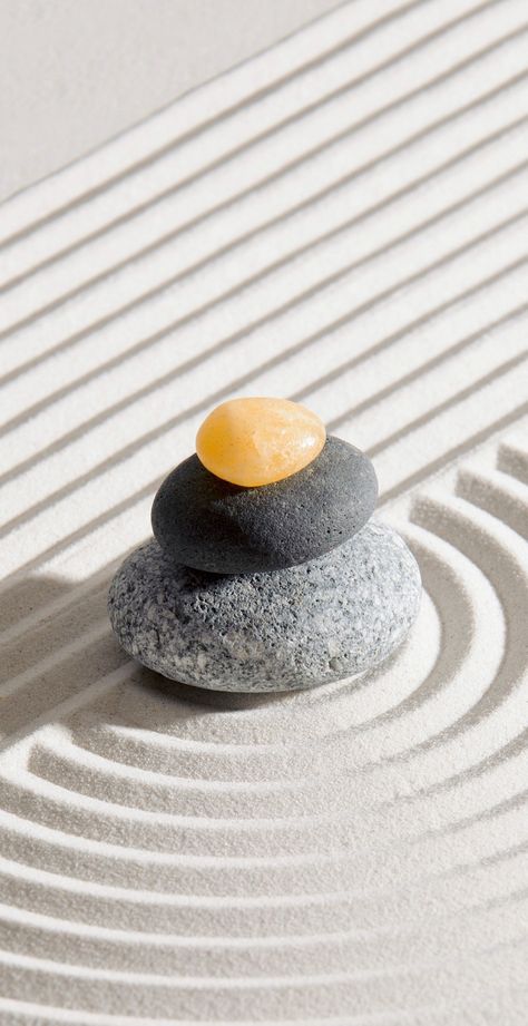 Zen Wallpaper Iphone, Zen Wallpaper, Guest Ideas, Zen Garden Design, Hot Stones, Sand Art, Zen Art, Slow Living, Zen Garden