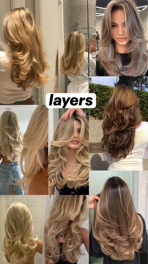 #hair #layers #hairinspo Hair Layers, Improve Your Style, Summer Blonde Hair, Hair Inspiration Long, Layered Haircuts For Medium Hair, Haircut Inspo, Hair Cut Ideas, Hairstyles For Layered Hair, Haircuts For Wavy Hair