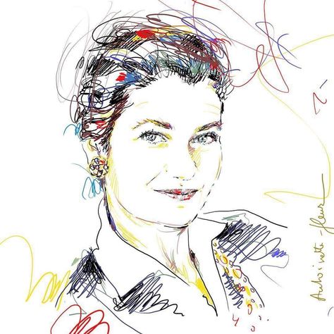 Simone Veil Simone Film, Simone Veil, Body Sketches, Hand Sketch, Instagram Foto, Photo Illustration, Girl Power, Veil, Line Art