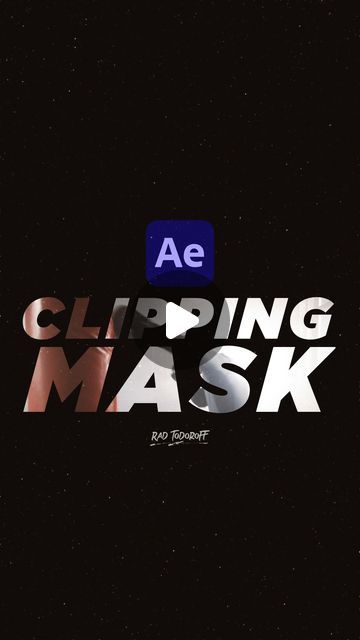 After Effects Basics, 3d Text Effect Illustrator, Cliping Mask, Photoshop Lessons, Motion Graphics Tutorial, After Effect, Mask Tutorial, After Effect Tutorial, Design Basics