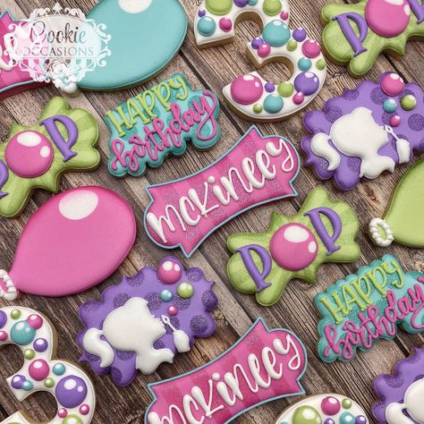 Royal Icing, Simple Joys, Blowing Bubbles, Cookies Decorated, Icing Cookies, Royal Icing Cookies, Cookie Cake, Childrens Party, Sugar Cookies Decorated