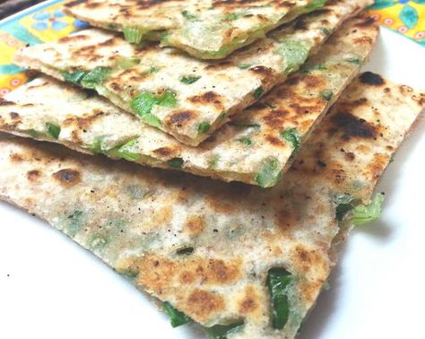 SPRING ONION PARATHAS Winter In Spain, Vegetable Shop, Spring Onions, Spring Onion, Breakfast Dishes, Find Recipes, Onions, Vegan Recipes, Spain