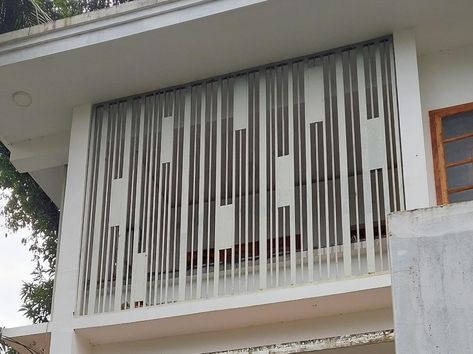 Balcony Separation Ideas, Ms Designer Grill, Safety Grill Design For Boundary Wall, Cnc Grill Design For Elevation, Cnc Design For Elevation, Compound Grill Design, Ms Grill Design For Windows, Balcony Safety Grill Design, Grills For Balcony