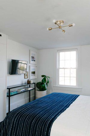 Making a King Bed Work in a Small Bedroom (#TallProblems) — This Giant Life King Size Bed In Small Room, King Bed Design, King Bed Small Room, Small Room Big Bed, Diy King Bed, Bed Design Ideas, Lit King Size, Big Beds, Large Beds