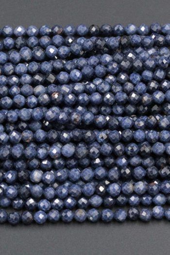 High Quality Natural Blue Sapphire Round Beads 2mm 3mm 4mm 5mm 6mm Faceted Round Beads Micro Cut Faceted Small Genuine Gemstone 16" Strand | Natural genuine beads Sapphire beads for beading and jewelry making. #jewelry #beads #beadedjewelry #diyjewelry #jewelrymaking #beadstore #beading #affiliate #ad Blue Crystal Beads, Sapphire Beads, White Sapphire Engagement Ring, Beads For Sale, Crystal Healing Stones, Sapphire Engagement Ring Blue, Jewelry Beads, Bead Store, Natural Blue Sapphire