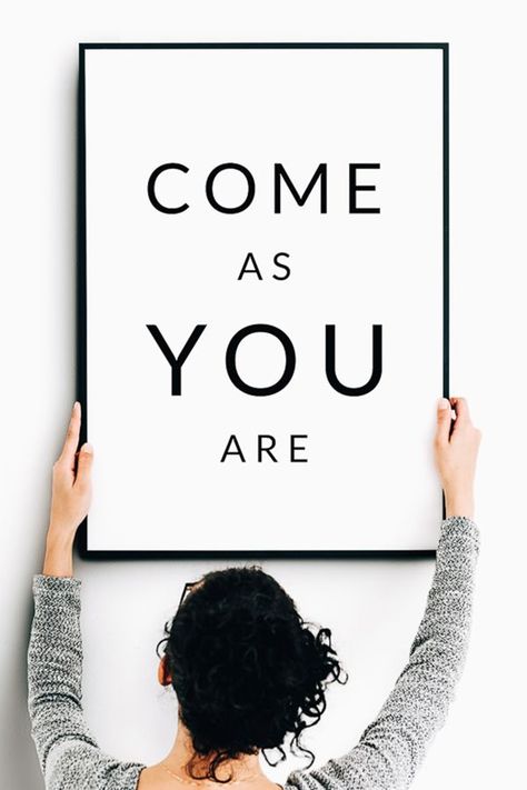 Come as you are free printable wall art. Subscribe below and download your new print! I think the fact that we are in a rental with bare bones Frame Printable, Tattoo Diy, Entryway Shelf, Calligraphy Signs, Wal Art, Free Printable Wall Art, Cactus Wall Art, Metal Tree Wall Art, Christian Printables