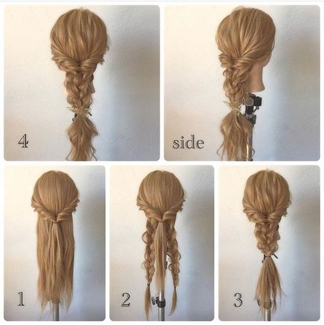 Easy Trendy Hairstyles, Trendy Hairstyle, Hair Stylies, Hair Up Styles, Wedding Hair Down, Black Hairstyles, Smokey Eyes, Hairdo For Long Hair, Easy Hairstyles For Long Hair