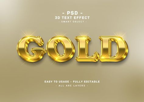 Gold 3d text style effect | Premium Psd #Freepik #psd #text-effects #text-effect #3d-text #text-logo Eagle Images, 3d Text Effect, 3d Text, Free Text, Text Effect, Text Logo, Typography Letters, Text Style, Text Effects