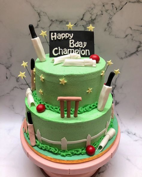 Special Cake Design, Cricket Birthday Cake, Cricket Theme Cake, Cricket Cake, Theme Cake, Special Cake, Cakes For Boys, Themed Cakes, Trendy Dresses