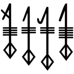 Los Símbolos y su Significado: Svefnthorn símbolo y significado Viking Tattoo Meaning, Viking Symbols And Meanings, Odin Symbol, Nordic Symbols, Viking Tattoo Sleeve, Rune Viking, Symbole Viking, Norse Symbols, Norse Tattoo