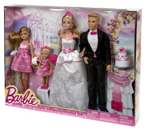 *2012 Wedding day Stacie, Chelsea, Barbie & Ken dolls 2 #BJR08 2000s Website, Barbie And Ken Wedding, Chelsea Barbie, 2012 Wedding, Minnie Mouse Toys, Best Christmas Toys, Ken Dolls, Barbie Doll Set, Barbie Sisters