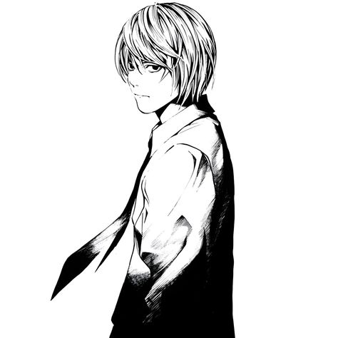 Light Yagami Manga Icon, Light Yagami Icon, Light Yagami Manga, Yagami Light, Random Icon, W Pics, Light Yagami, Blue Lock, Art Design