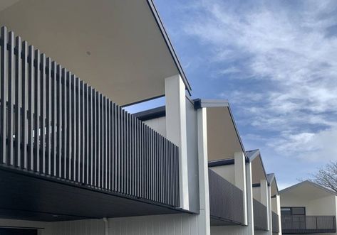 Aluminium Balustrade, Aluminium Balustrades, High Rise Apartment, Modern Window Design, Balustrade Design, Steel Balustrade, Fence Gate Design, Timber Battens, Modern Fence Design