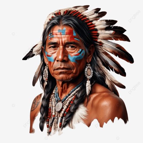 native american man with painted face isolated on white background native american man with painte Indian Reference, Indian Face Paints, American Drawing, Wounded Knee, Native American Drawing, Frames Design Graphic, Money Tattoo, Medical Wallpaper, Native American Men