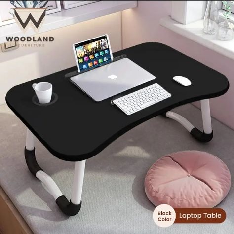 Wood Land Wooden Gaming Laptop Table For Bed Foldable Stand Ergonomic Portable Drawing Notebook Reading Food Breakfast Serving With Inbuild Tablet And Cup Holder Slots Couch Black . Link in bio..... Table For Bed, Couch Black, Laptop Table For Bed, Drawing Notebook, Bed Foldable, Persona Anime, Curved Table, Classic House Exterior, Foldable Bed