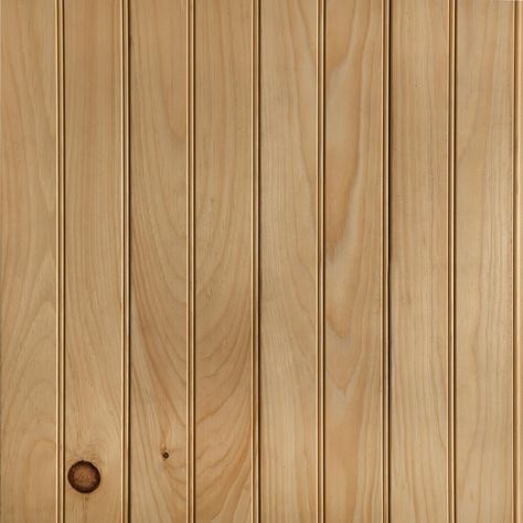 Solid white pine. Reversible edge and center bead one side and WP4 v-groove. Can be used on ceilings. Tongue and groove wall plank. Great for DIY projects. Adds a rustic charm to your interior decor. RELIABILT 5.5-in x 12-ft Unfinished Pine Tongue and Groove Wall Plank (5.5-sq ft) in Brown | WP46 12 SWPN2 Pine Wood Wall Paneling, White Tongue And Groove Walls, Wood Beadboard Ceiling, Pine Tongue And Groove Walls, Wood Beadboard, Cozy Cabin Aesthetic, Tongue And Groove Wall, Tounge And Groove, Wood Shiplap Wall