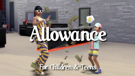 Allowance For Kids, Los Sims 4 Mods, Sims 4 Traits, Free Sims 4, Sims 4 Game Mods, Play Sims, Sims 4 Cc Folder, Sims 4 Gameplay, Sims Games