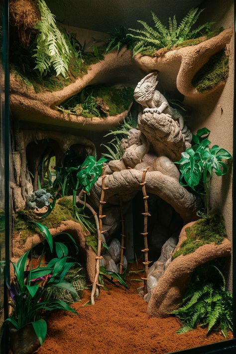 Setting up a chameleon cage can be challenging. Explore 37 creative chameleon cage setup ideas to create the perfect habitat for your pet. Save this pin for endless inspiration on chameleon care!
https://acuariopets.com/innovative-chameleon-cage-setup-ideas/ Gecko Cage, Chameleon Enclosure, Lizard Cage, Bearded Dragon Vivarium, Chameleon Care, Chameleon Cage, Snake Cages, Diy Reptile, Bearded Dragon Enclosure