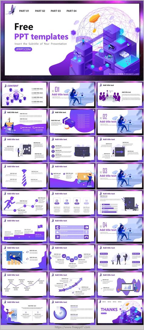 Purple 2.5D Technology Style Business PowerPoint Templates Computer Presentation, Business Ppt Templates, Ppt Template Design, Free Powerpoint Presentations, Presentation Slides Design, Powerpoint Tutorial, Powerpoint Slide Designs, Slides Design, Business Presentation Templates