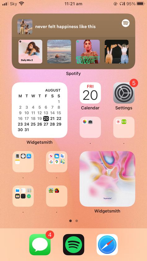 Organisation, Widgetsmith Layout Ideas, Phone Screen Layout Ideas, Album Homescreen, I Phone Widget Aesthetic, Ios Widget Aesthetic, Iphone Homescreen Layout Ideas, Phone Screen Aesthetic, Cute Phone Layout