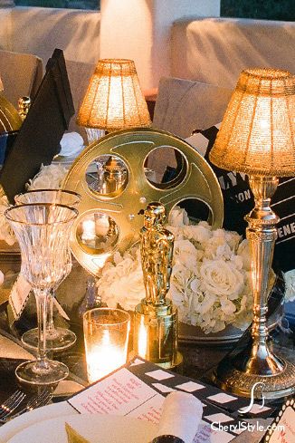 Hollywood Thrills | Glamorous Party Ideas | Hollywood Film Reel Hollywood Glamour Party, Old Hollywood Prom, Old Hollywood Party, Old Hollywood Theme, Oscars Party Ideas, Hollywood Glamor, Hollywood Night, Hollywood Party Theme, Old Hollywood Wedding