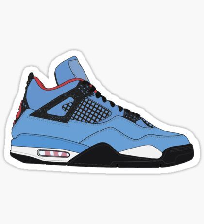 Pegatina Air Jordan IV (4) "Cactus Jack" Tenis Jordan Retro, Bo Jackson Shoes, Sneakers Sketch, Nike Gifts, Creature Skateboards, Sneakers Wallpaper, Jordan Iv, Air Jordan Iv, Nike Art