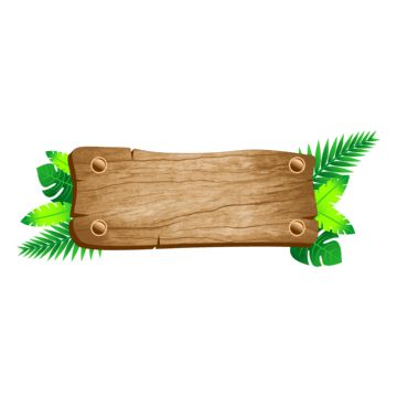 Wooden Illustration, Tropical Png, Wood Png, Plant Frame, Tropical Frames, Summer Plant, Leaf Png, Editing Templates, Framed Leaves