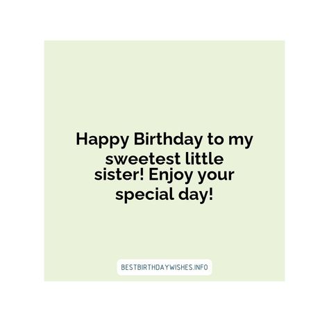 Hilarious Birthday Wishes, B Day Wishes, Wishes For Sister, Birthday Wishes Funny, Younger Sister, Happy B Day, B Day, Day Wishes, Birthday Humor