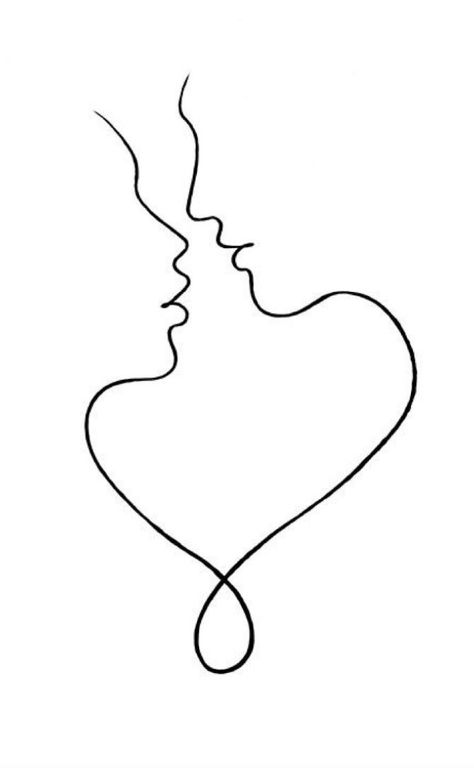 Minimalist Love Drawing, Line Art Drawings Simple, Line Art Drawings Flowers, Art Drawings Couple, Line Art Drawings Doodles, Art Drawings Flowers, Line Art Drawings Couple, Line Art Drawings Easy, Kids Coloring Pages Free Printable