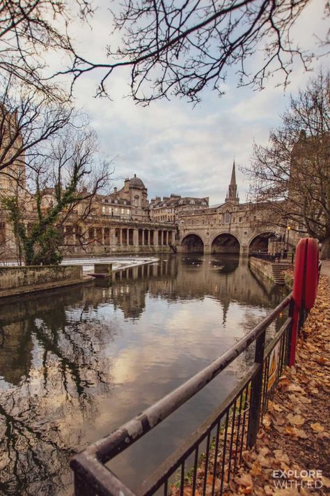 Pulteney Bridge and Weir in Bath, England Pulteney Bridge Bath, Arlington Row, British Passport, Somerset West, Castle Combe, Bath England, British Seaside, Honeymoon Tour, Winter Destinations