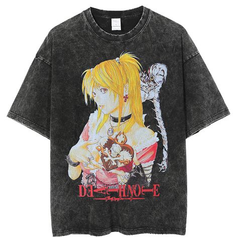 Harajuku Hip Hop Vintage Washed Anime Graphic Oversized Cotton T Shirt – AeeTee Mens Half Sleeve, Japanese Tshirt, Streetwear Summer, Vintage T Shirts, Y2k Clothes, Streetwear Y2k, Anime Cosplay, Streetwear Women, Oversized Tee