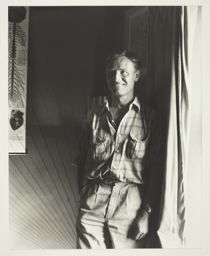 Christopher Isherwood by George Platt Lynes, printed by Jenson Yow.  Art Institute of Chicago collection. Goodbye To Berlin, George Platt Lynes, Christopher Isherwood, Monster 2, Image Paper, The Art Institute Of Chicago, Gelatin Silver Print, Single Men, Art Institute Of Chicago