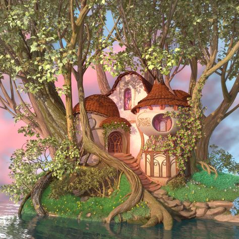 Enchanted Movie, Giselle Enchanted, Disney Enchanted, Cartoon House, Isometric Art, Substance Painter, Fairy Aesthetic, Disney Live Action, Disney Fairies