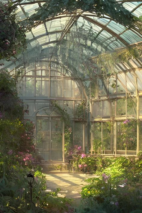 Fantasy House, Victorian Greenhouse, Victorian Greenhouses, تصميم للمنزل العصري, Kunst Inspiration, Room Deco, Plants And Flowers, Decor Minimalist, Glass House