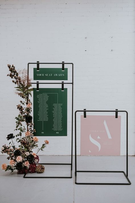 Welcome Sign & Seating Chart Stand Hire | Weddings Melbourne Victoria – State Of Reverie Flowers, Sign Stand, Melbourne Victoria, Seating Charts, A Sign, Welcome Sign, Melbourne, Wall, White