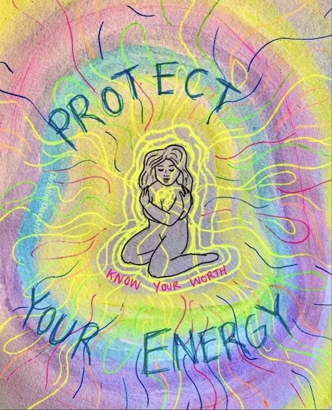 Protect Your Energy, Energy Art, Arte Inspo, Art Collage Wall, Hippie Art, Spiritual Art, A Drawing, The Words, Wall Collage