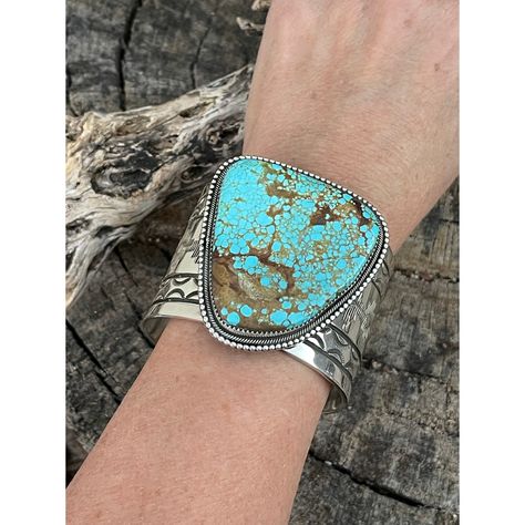 Look At This Amazing Number 8 Turquoise And Sterling Silver Statement Cuff. Measuring 2 1/4 Inches Wide. With An Inner Circumference Of 5 3/4 Inches And 1 1/4 Inch Gap . Weight 188 Grams. Signed By Artist And Stamped Sterling . This Is A Beautiful Solid Cuff. Thank You For Looking At Our Items. Please Contact Us If You Have Any Questions. Stackable Beaded Bracelets, Purple Beaded Bracelets, Red Beaded Bracelet, Native American Jewelry Navajo, Silver Numbers, Bow Bracelet, Bridesmaid Gifts Jewelry, Number 8, Bracelet Cuff